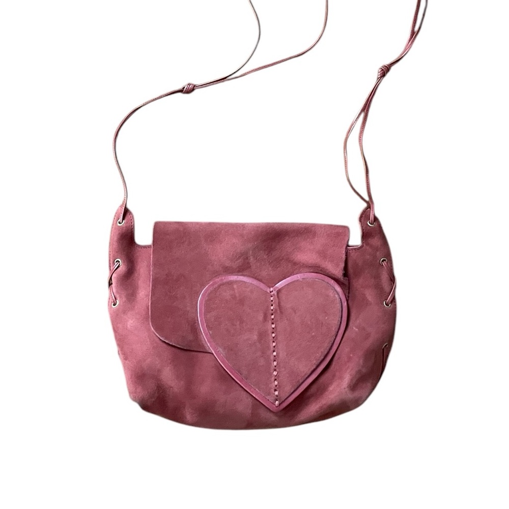 Gucci Pink Leather Crossbody Bag with Slouchy Silhouette